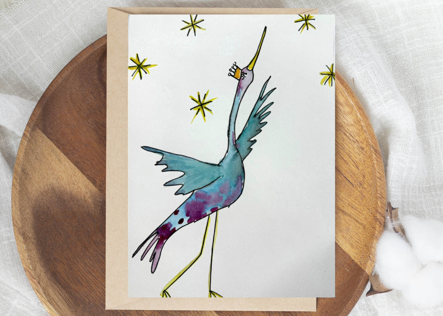 Bird Princess Stardancer - Original Art Card