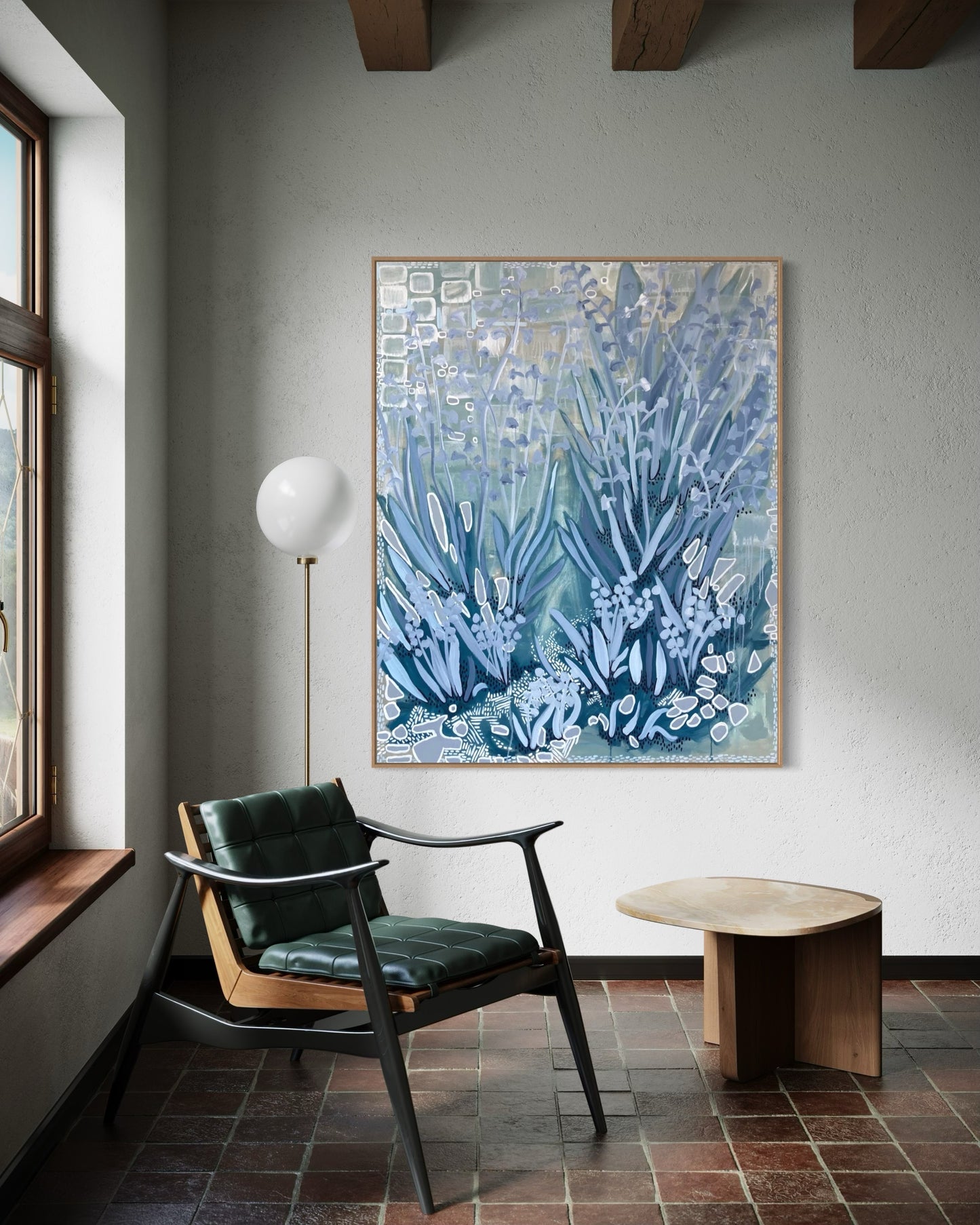 Blue Garden Path