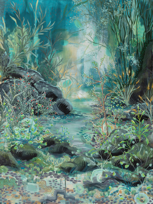 To the Waterfall — Giclée Print