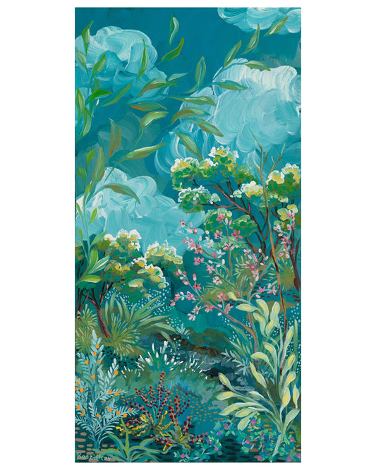 Tall Blue Garden II