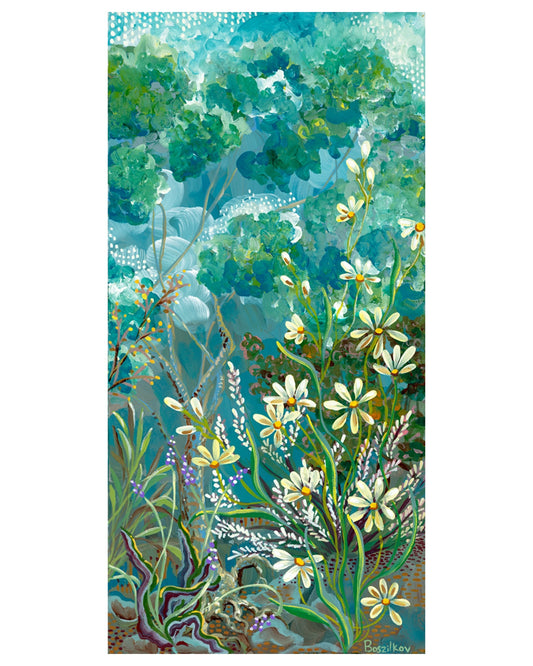 Tall Blue Garden I
